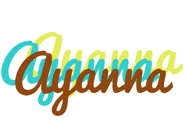 Ayanna cupcake logo