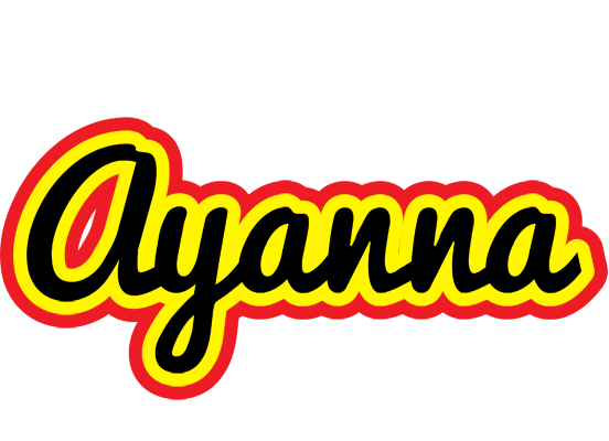 Ayanna flaming logo