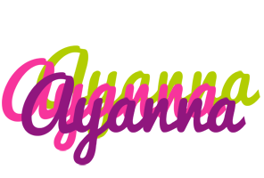 Ayanna flowers logo