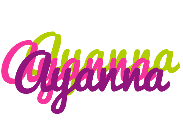 Ayanna flowers logo