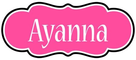 Ayanna invitation logo