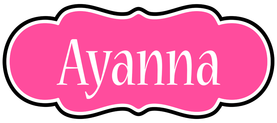 Ayanna invitation logo