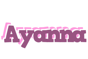 Ayanna relaxing logo