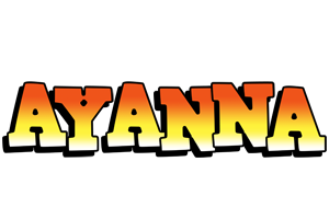 Ayanna sunset logo