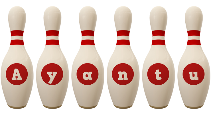 Ayantu bowling-pin logo