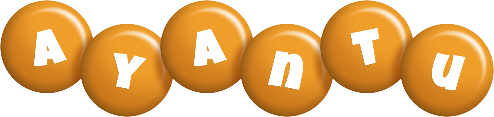 Ayantu candy-orange logo