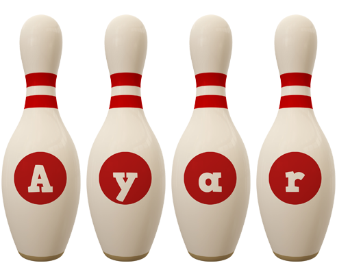 Ayar bowling-pin logo