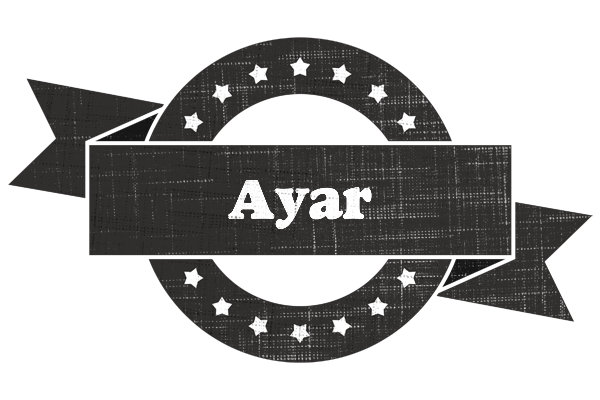 Ayar grunge logo