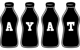 Ayat bottle logo