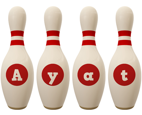 Ayat bowling-pin logo