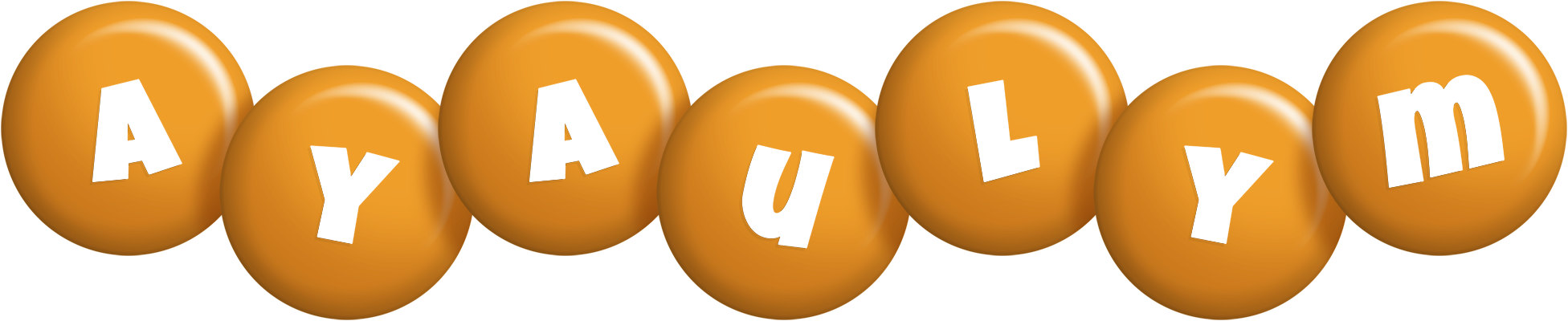 Ayaulym candy-orange logo