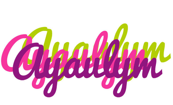 Ayaulym flowers logo