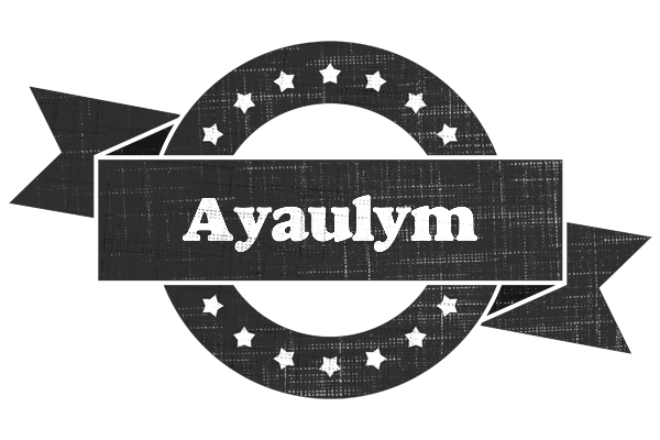 Ayaulym grunge logo