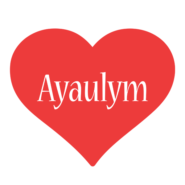 Ayaulym love logo