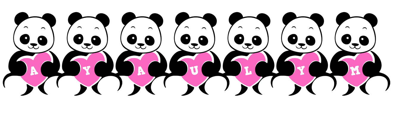 Ayaulym love-panda logo