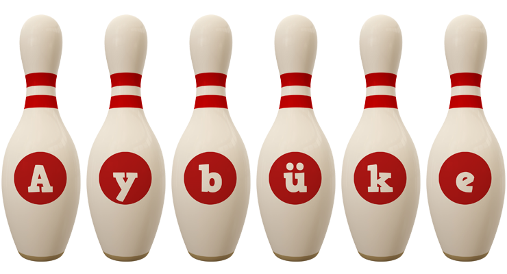 Aybüke bowling-pin logo