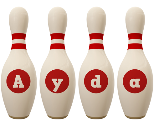 Ayda bowling-pin logo