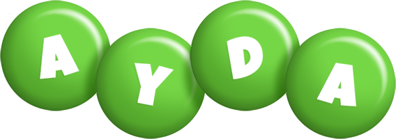 Ayda candy-green logo