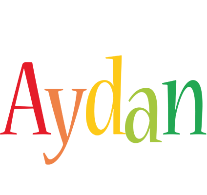 Aydan birthday logo