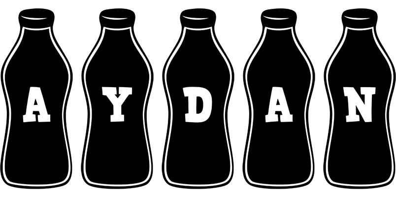 Aydan bottle logo
