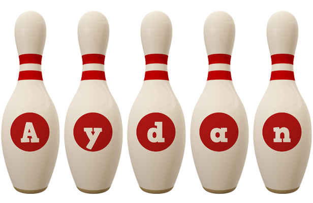 Aydan bowling-pin logo