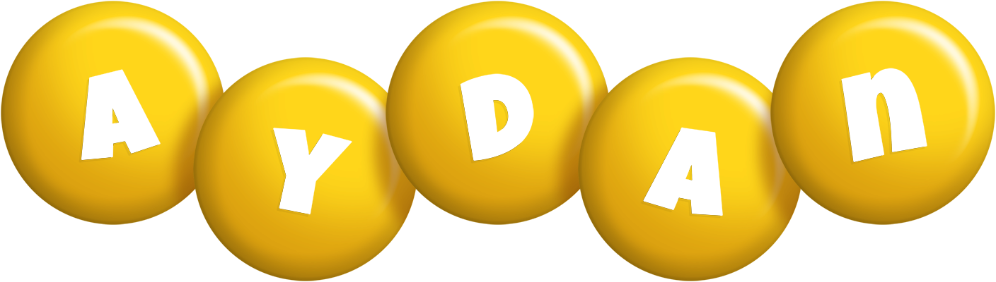 Aydan candy-yellow logo
