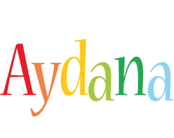 Aydana birthday logo