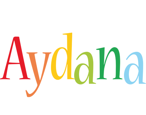 Aydana birthday logo