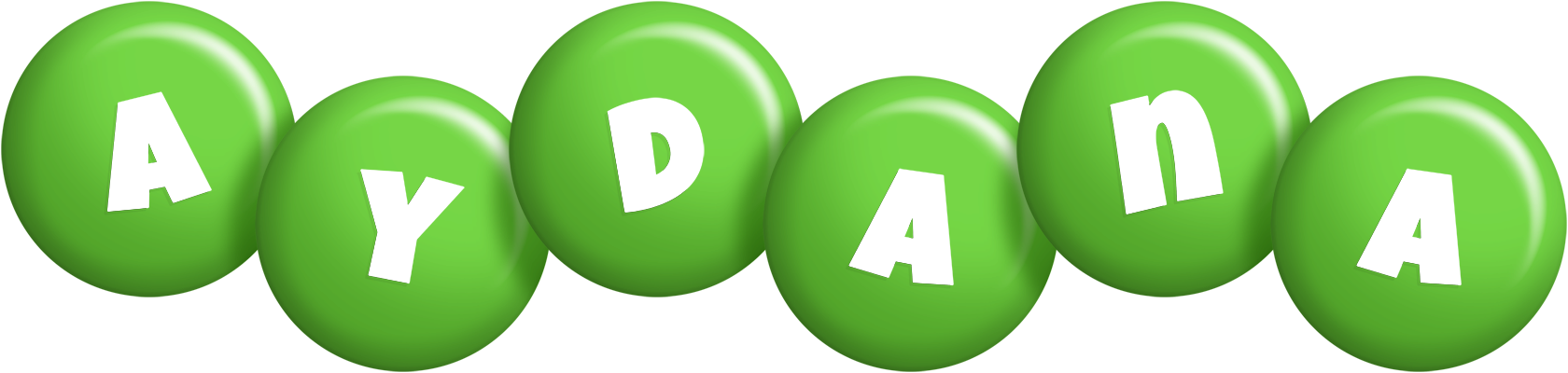 Aydana candy-green logo