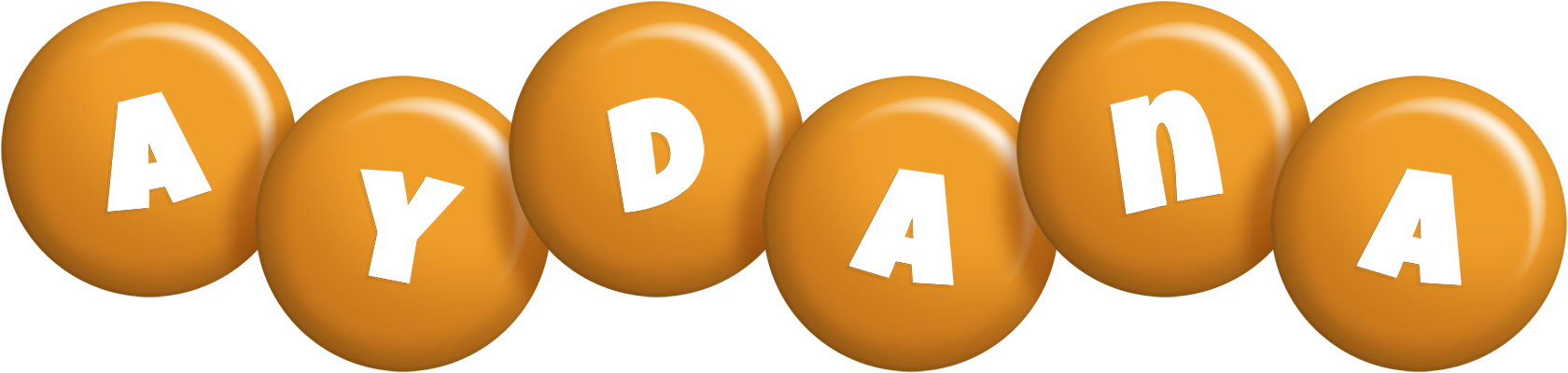 Aydana candy-orange logo
