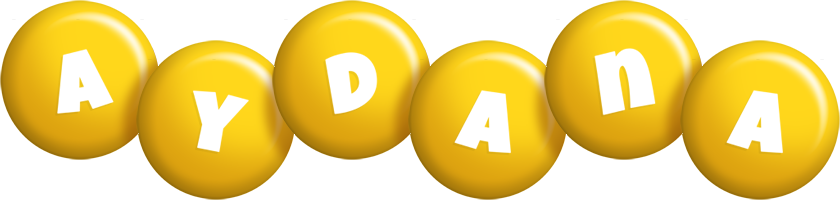Aydana candy-yellow logo