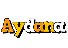 Aydana cartoon logo