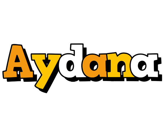 Aydana cartoon logo