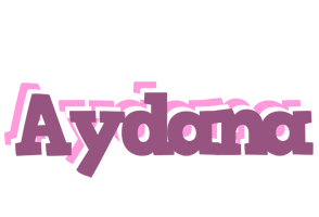 Aydana relaxing logo