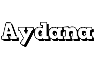 Aydana snowing logo