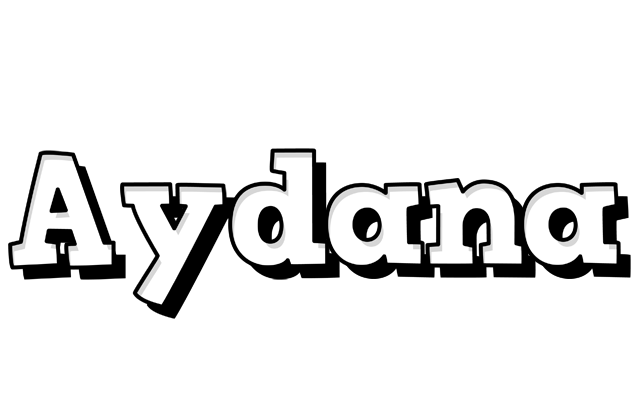 Aydana snowing logo