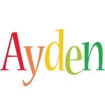 Ayden birthday logo