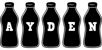 Ayden bottle logo