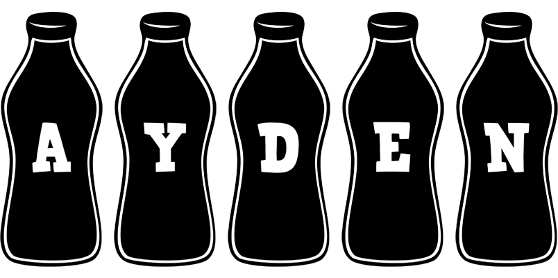 Ayden bottle logo