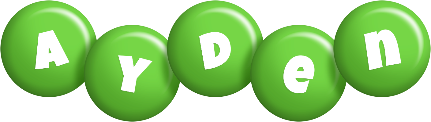 Ayden candy-green logo