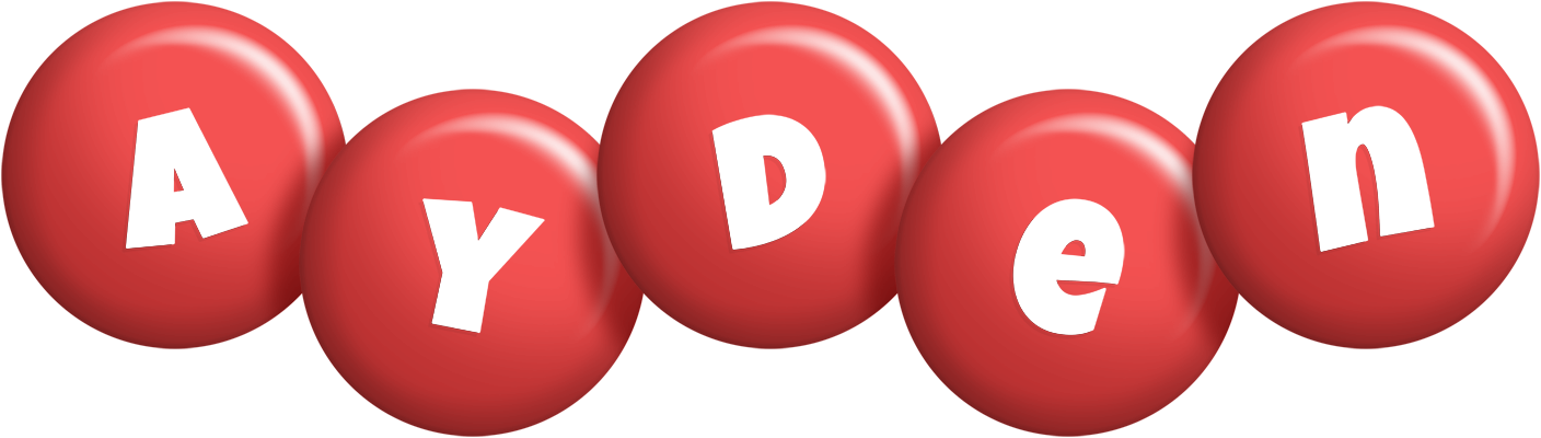 Ayden candy-red logo