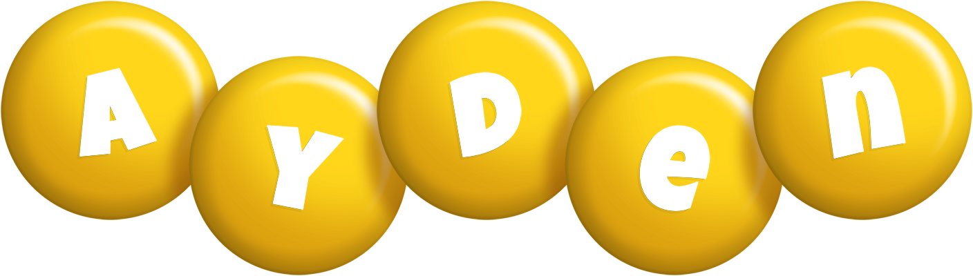 Ayden candy-yellow logo