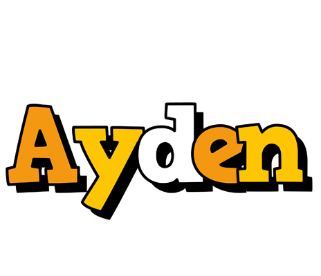 Ayden cartoon logo