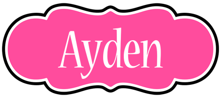 Ayden invitation logo