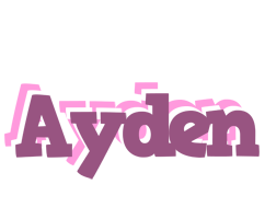 Ayden relaxing logo