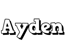 Ayden snowing logo