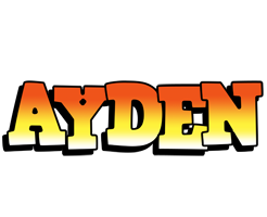 Ayden sunset logo