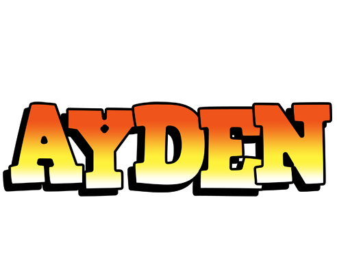 Ayden sunset logo