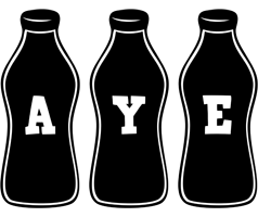 Aye bottle logo