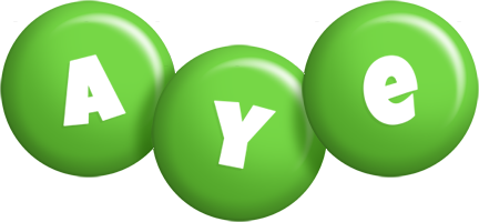 Aye candy-green logo
